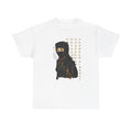Ninja Girl Graphic Tee — Masked Woman Illustration T-Shirt