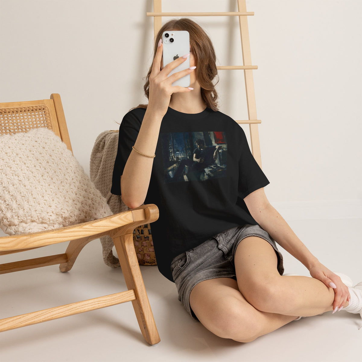 T-Shirt — Vintage Noir Art Print Tee